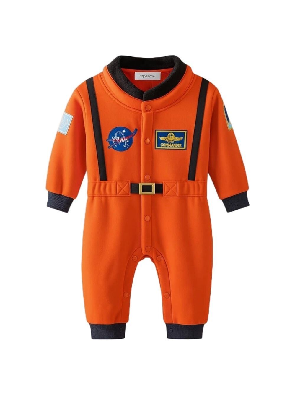 Used once 12-18 Months Astronaut Orange Toddler Costume Cosplay Outfit Space